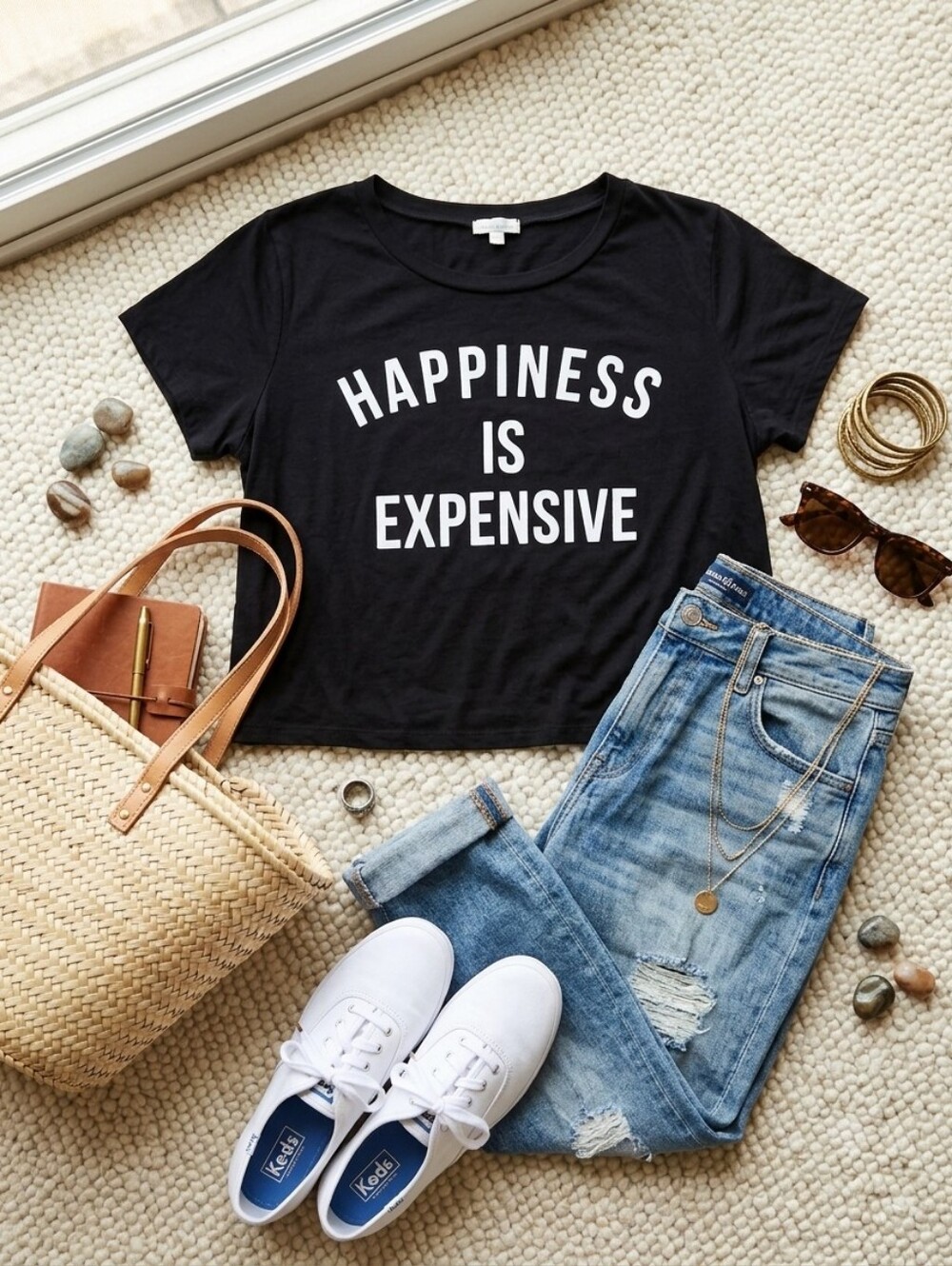 Four Girlz Happiness Crop Top